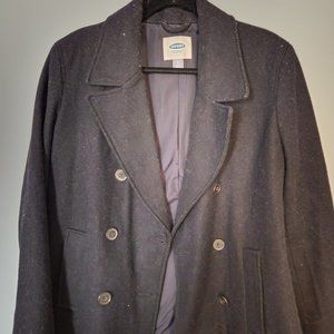 Old Navy single breasted Navy Pea coat.
